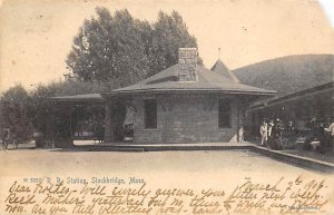 H 5267 R.R. Station Stockbridge, Mass., USA Massachusetts Train 1906 