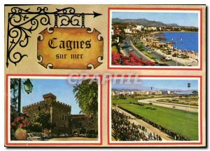 Postcard Modern Cagnes sur Mer French Riviera French Riviera