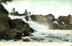 Old Mand of the Falls, Auburn - Lewiston, Maine ME  