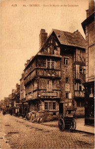 CPA Bayeux Rues St-MARTIN et des Cuisiniers (982009)