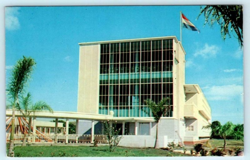 WILLEMSTAD, Curacao ~Netherland Antilles PETER STUYVESANT SCHOOL c1960s Postcard