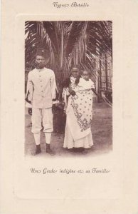 Madagascar Types Betsileo Un Garde indigene et sa Famille