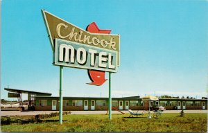 Chinook Motel Lethbridge Alberta AB Unused Vintage Postcard F38