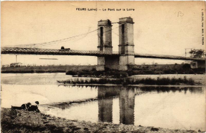 CPA FEURS - Le Pont sur la Loire (459438)