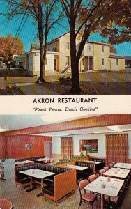 Postcard Akron Restaurant Akron PA