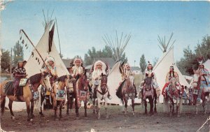 US16 USA Native Americans Nez Perce tribe Idaho 1950s horse ethnic traditions