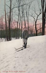 Skiing At Mount Royal Montreal Canada 1910