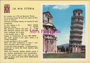 Italy Postcard - The Tower of Pisa, La Mia Storia  RR20793