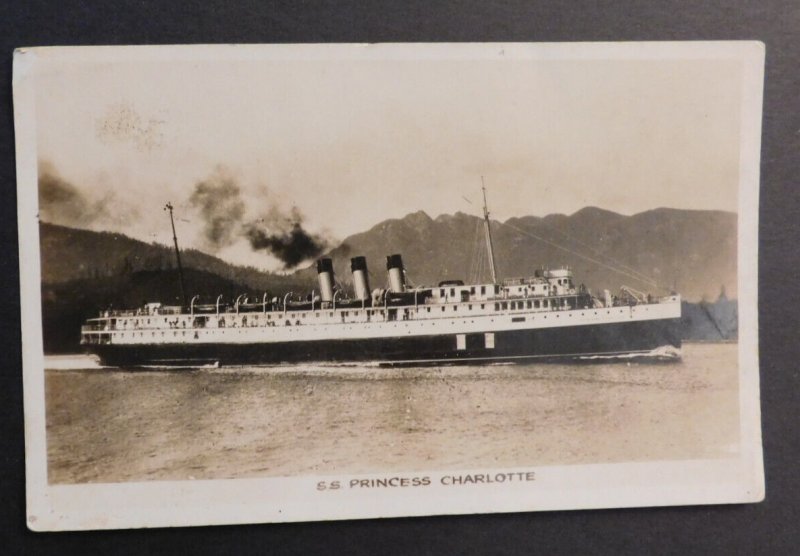 Mint Ship Postcard S.S. Princess Charlotte