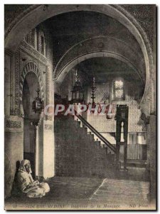 Algeria Sidi Bou Medine Old Postcard Interior of the mosque