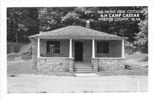 Webster County West Virginia 1960s RPPC Real Photo Postcard 4H Camp Caesar Front