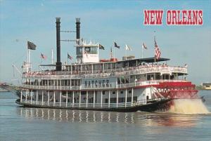 Louisiana New Orleans Sternwheeler Natchez On Mississippi River