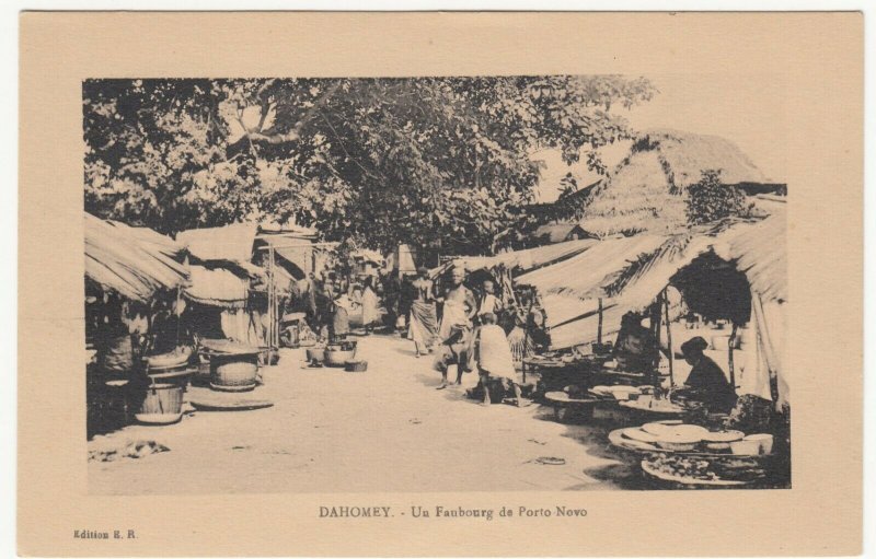 Benin; Dahomey, A Quarter Of Porto Novo PPC, By ER, Unused, c 1920's