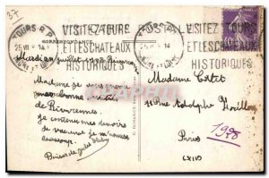 Postcard Old Chinon Chateau La Tour de Boissy and the general view West Coast