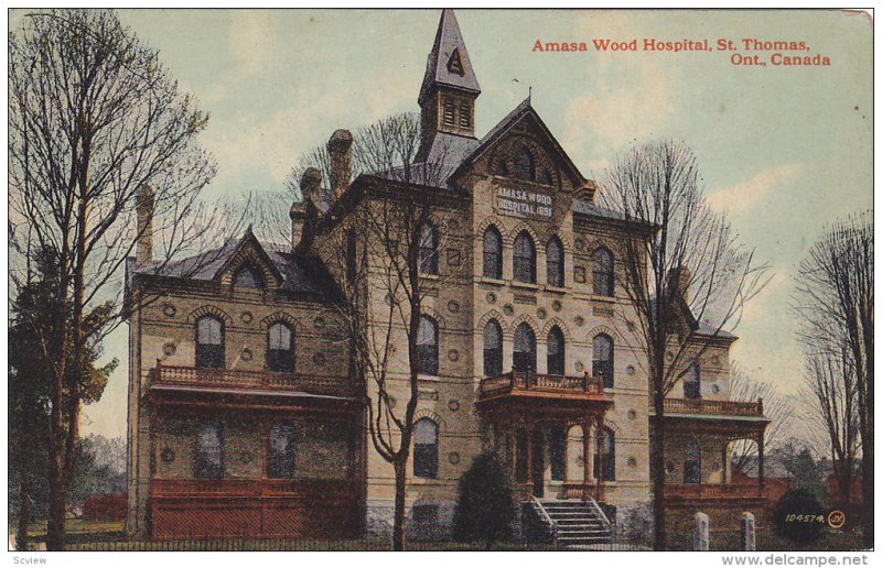 Exterior,  Amasa Wood Hospital,  St. Thomas,  Ontario,  Canada,  00-10s