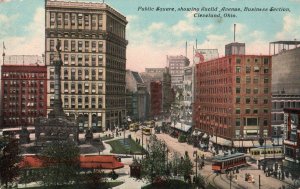 12354 Public Square, Euclid Avenue, Business Section, Cleveland, Ohio 1911