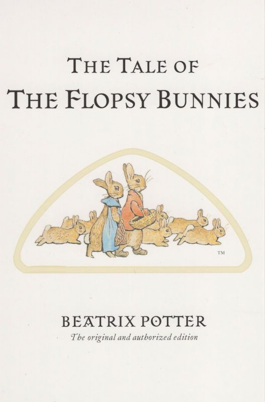 The Tale Of The Flopsy Bunnies Beatrix Potter Book Postcard