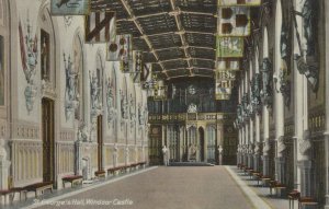 Berkshire Postcard - St George's Hall, Windsor Castle    RS22461