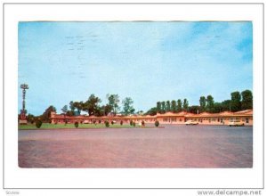 Exterior, A.B. Motel, Quebec, Canada, PU-1958