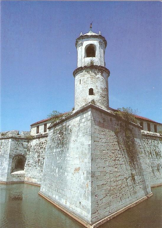 Postal 023335 : Torre del homenaje, Castillo de la Real Fuerza, Habana Coloni...