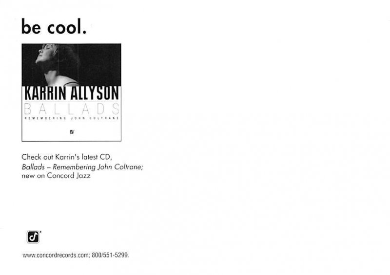 Jazz Is Cool, Karrin Allyson, Vocalist 