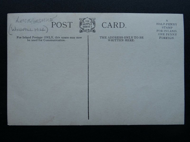 Leicestershire WOODHOUSE EAVES from Windmill Hill - Old RP Postcard by Marple