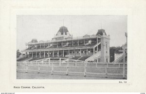 CALCUTTA, India , 00-10s ; Grand STand Horse Race TRack