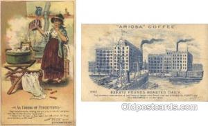 Approx Size Inches = 3 x 5  Ariosa Coffee