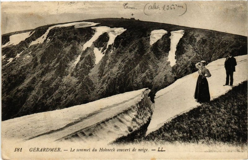 CPA GÉRARDMER - Le sommet du Hochneck couvert de neige (455724)