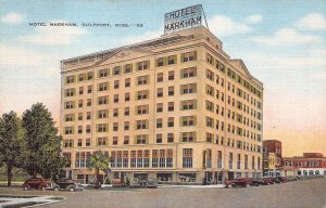 HOTEL MARKHAM GULFPORT MISSISSIPPI POSTCARD (c.1940s)