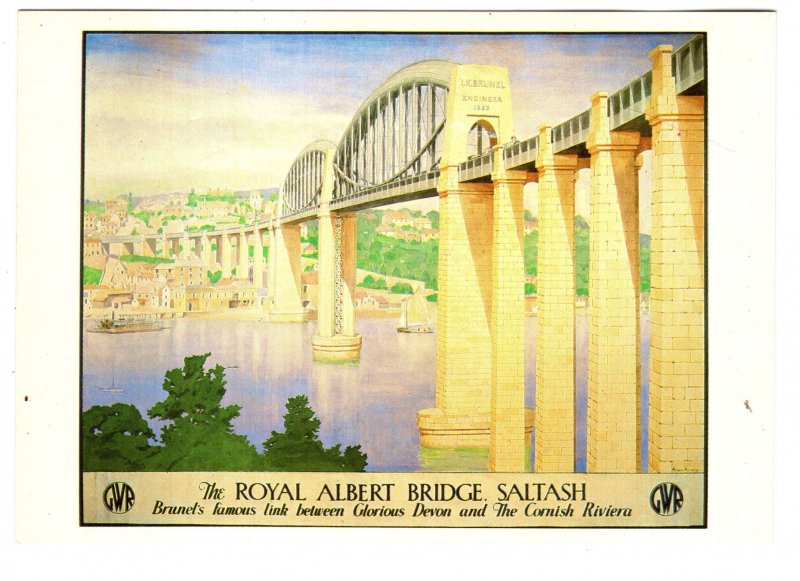 Royal Albert Bridge, Saltash, Cornwall, England