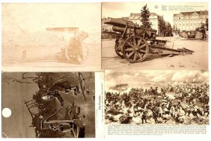 WW1 Military Canons The Fatalist Waterloo Real Photo 4x Postcard s