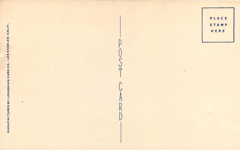 Home of Actor Jose Iturbi 1950's LA Los Angeles CA Postcard