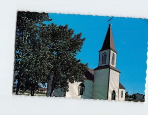 Postcard St. Thomas' Anglican Church, Moose Factory, Canada