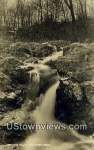 Real Photo, Cascade Falls in Middlesex Falls, Maine