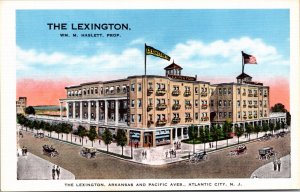 Linen Postcard The Lexington Hotel in Atlantic City, New Jersey
