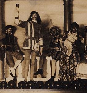 1907-1915 RPPC Shakespearean Stage Actors Play Theatre CYKO Real Photo Postcard 