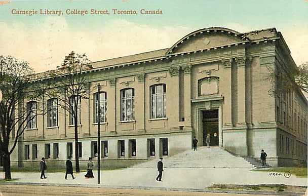 D/B Carnegie Library College St Toronto Ontario ON Canada ??