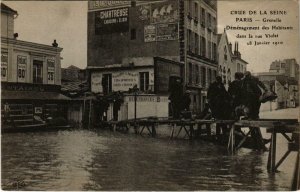 CPA Inondations PARIS 1910 Grenelle. Déménagement (972163)