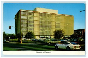 c1980's Civic Center Building San Jose California CA Vintage Nissan Car Postcard 