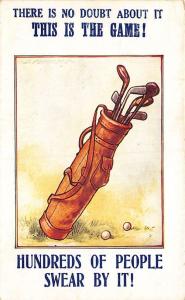 Golf Clubs Hundreds of People Swear By It! Signed Tempest Postcard