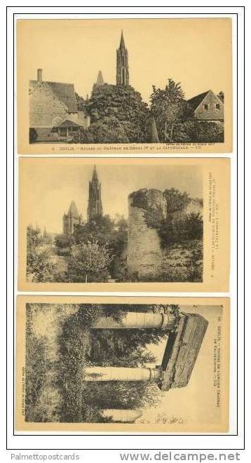 Senlis,Ruins of Henry IV Chateau,00-10s France 3 PCs