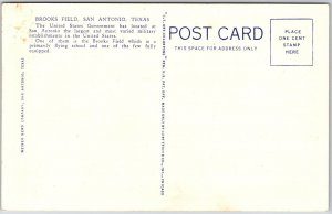 Brooks Field San Antonio Texas TX United States Military Establishment Postcard