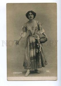 193773 Lina CAVALIERI Italian OPERA Dancing TAMBOURINE Photo