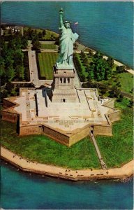 New York City Statue Of Liberty 1966