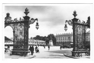RPPC France Nancy Place Stanislaus Grilles Jean Lamour Gates Square CAP Postcard