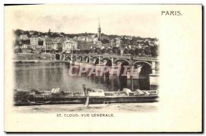 Old Postcard Parc de St Cloud Vue Generale