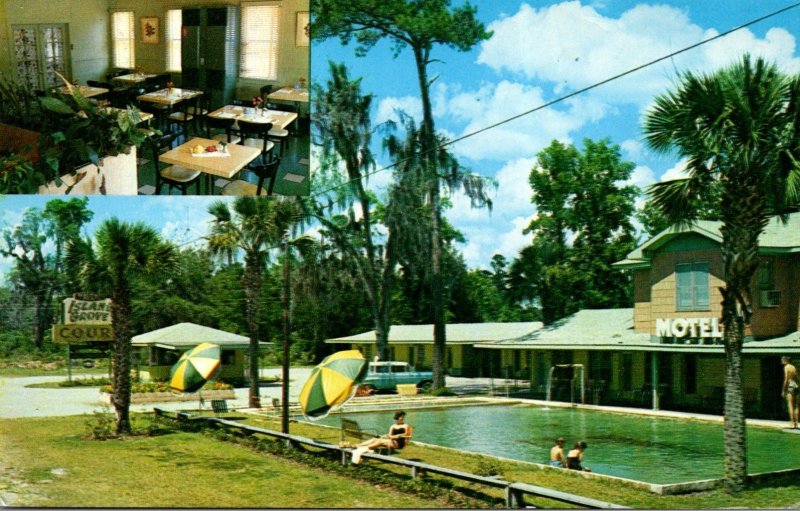 Georgia Waverly Island Grove Motel & Restaurant 1959