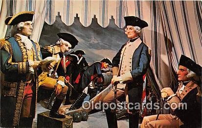 General Washington, Wax Museum Miami, Florida Patriotic Unused 