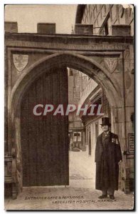 Great Britain Great Britain Postcard Old Entrance Gate Hospital Warwick and L...